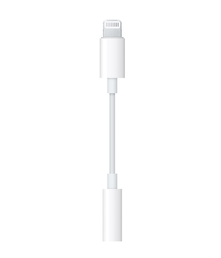 Adaptador Apple Lightning a Jack Audífonos 3.5